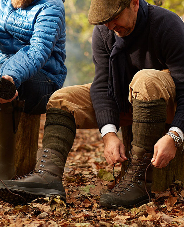 le chameau lace up boots