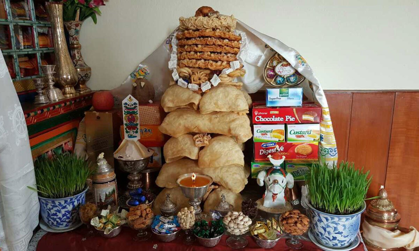 Losar family altar