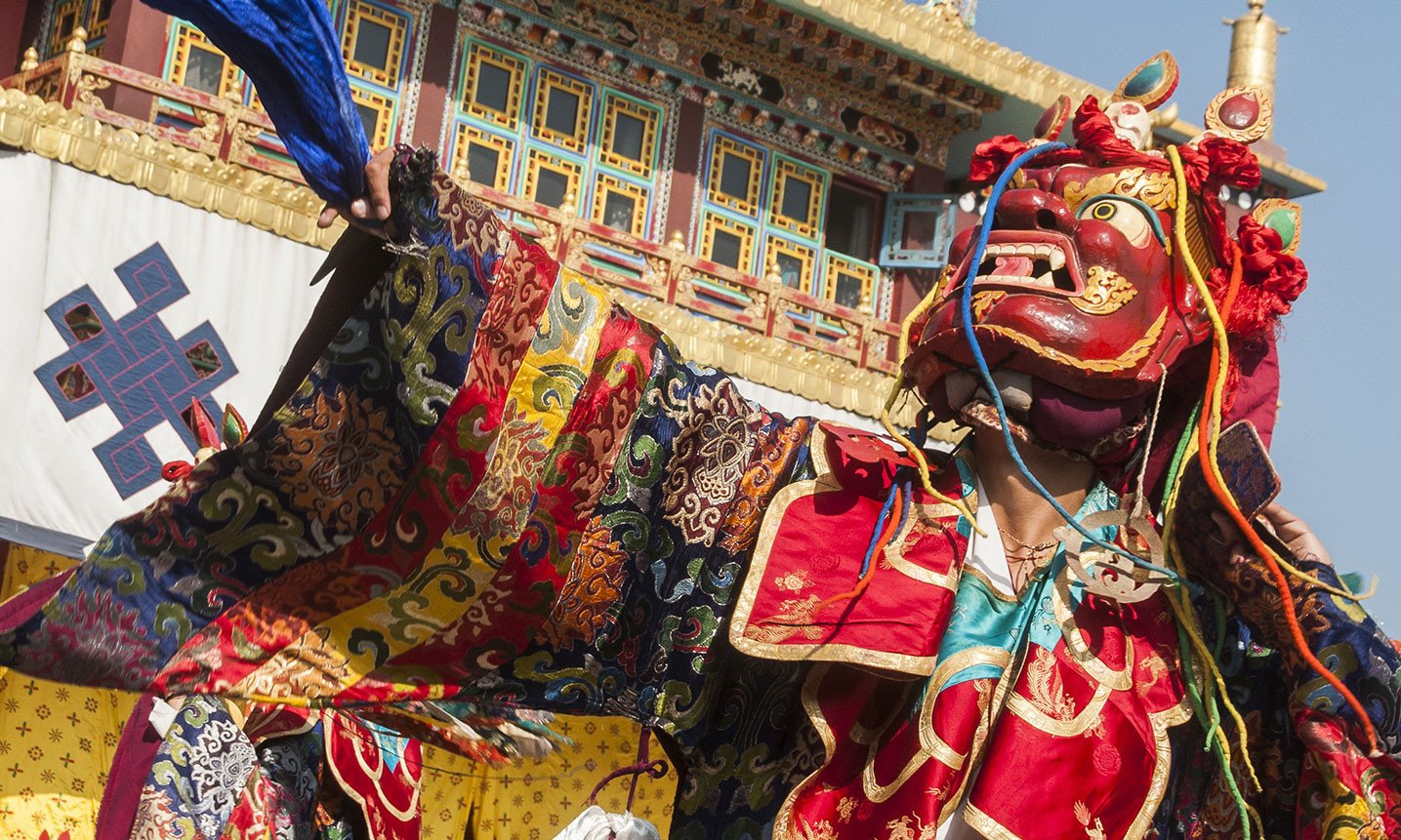 Losar Cham dancers