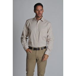 Burnham Tattersall Classic Shirt Red/Green Check