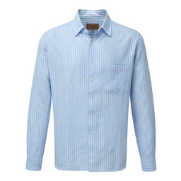 Thornham Classic Shirt Lt Blue Stripe