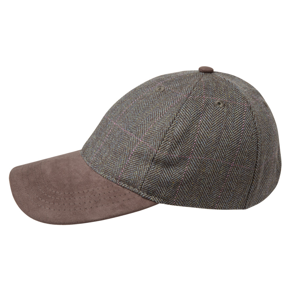 Schoffel Country Tweed Baseball Cap in Dk Brown | Schoffel Country Clothing