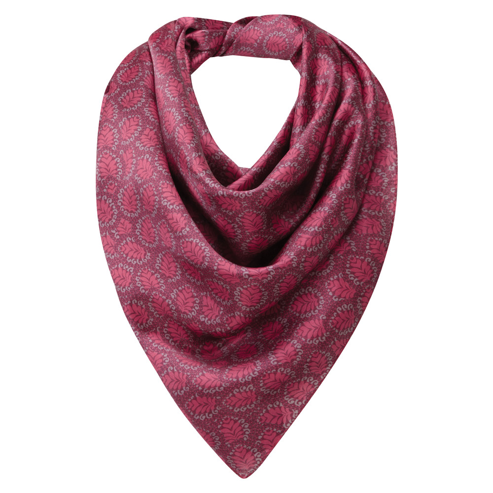 Schoffel | Silk Scarf | Raspberry