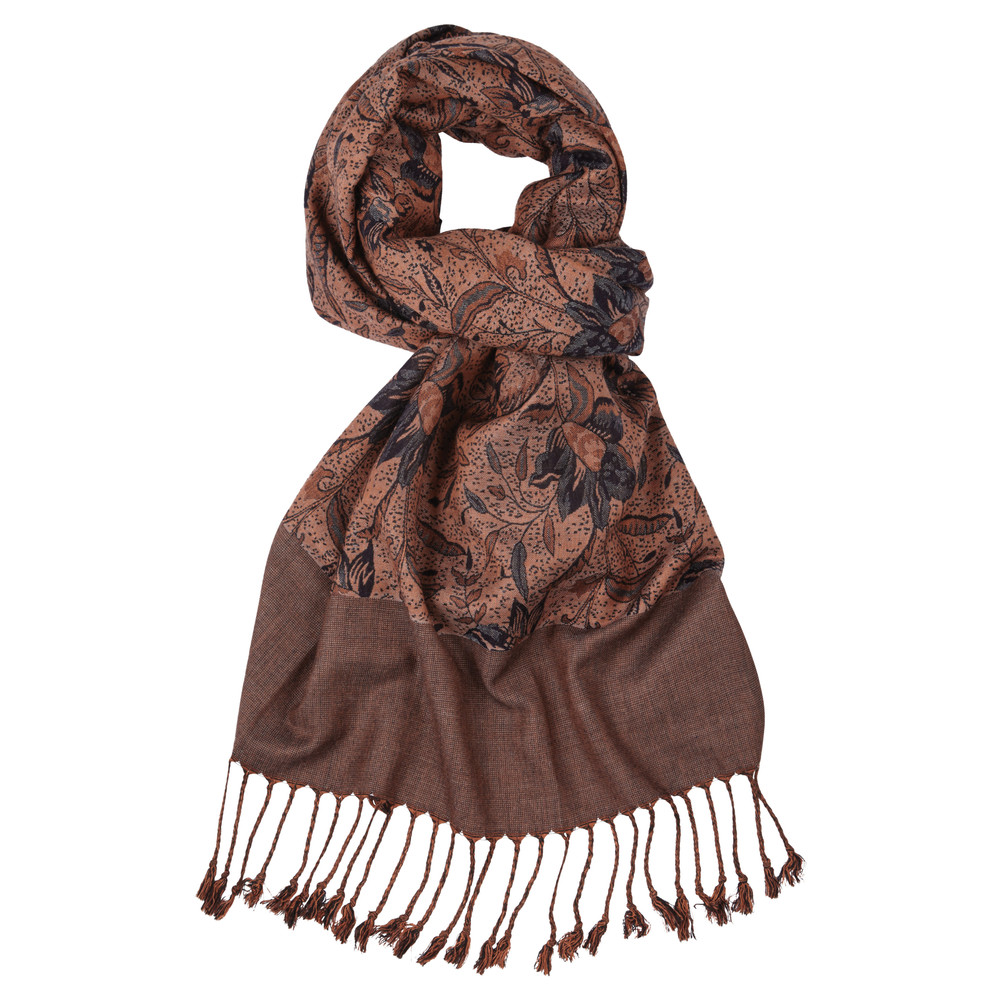 Brown scarf ladies Clearance