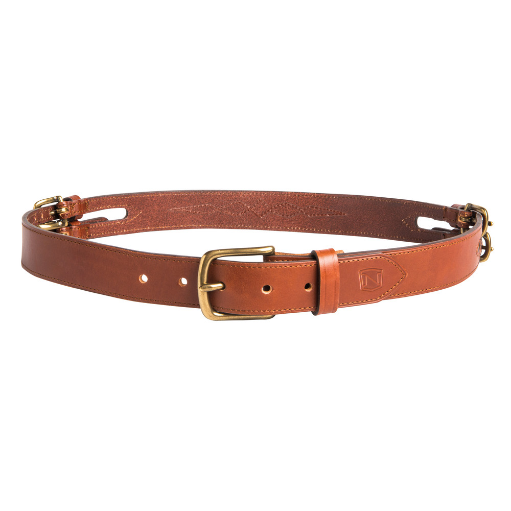 Double Buckle Belt in Dark Brown Noble Equestrian