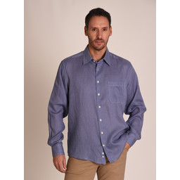 Thornham Classic Shirt Navy Dot