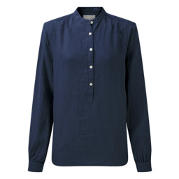 Athena Linen Shirt Navy