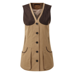 Ladies All Seasons Shooting Vest Camel