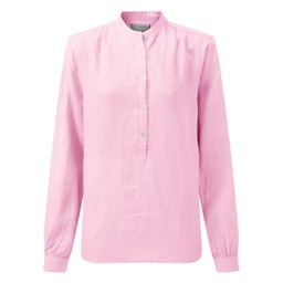 Athena Linen Shirt Pink