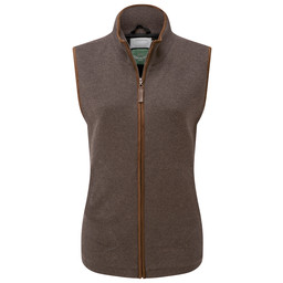 Ladies Lambswool Aerobloc Gilet Mole