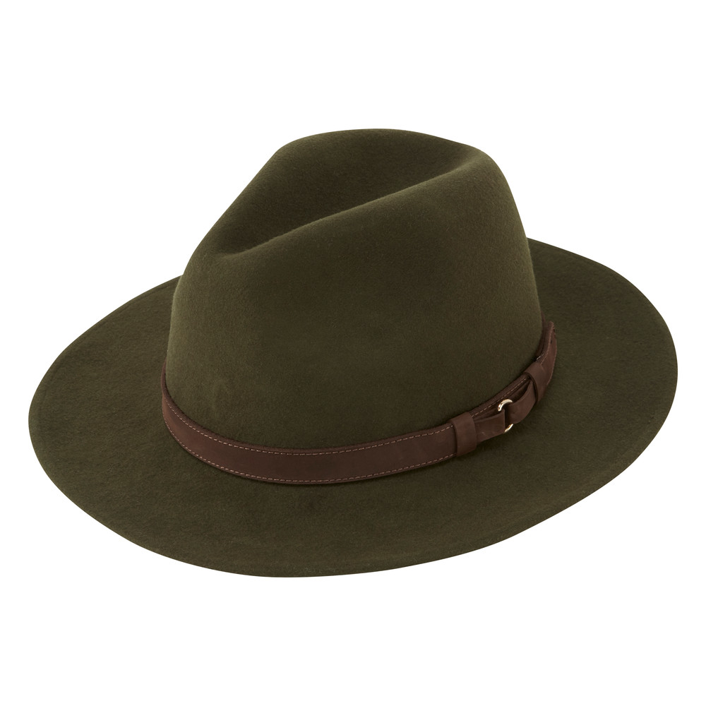 Forest green fedora hat Clearance