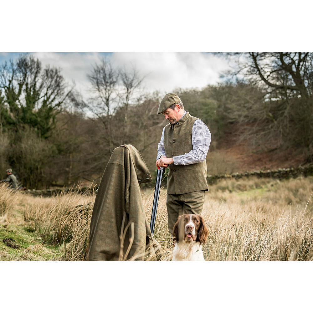 tweed nehru waistcoat