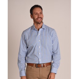 Harlyn Tailored Fit Shirt Blue/White