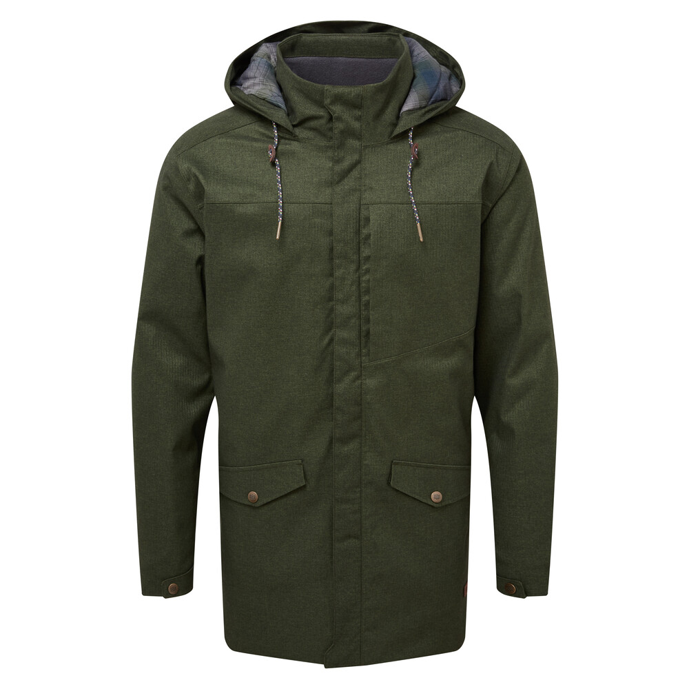 Mens Kathmandu Parka in Green Sherpa Adventure Gear