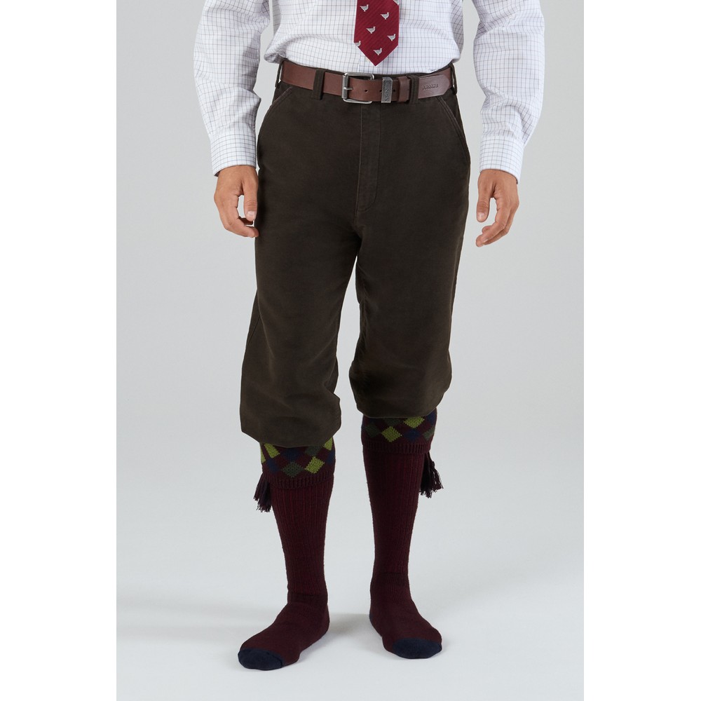 Moleskin Breeks in Green | Schoffel