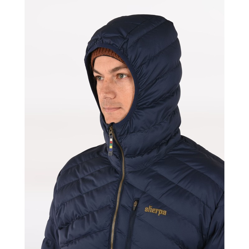 annapurna featherless down hooded jacket
