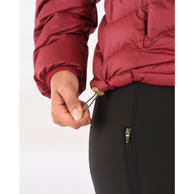 Womens Annapurna Hooded Jacket In Red Sherpa Adventure Gear