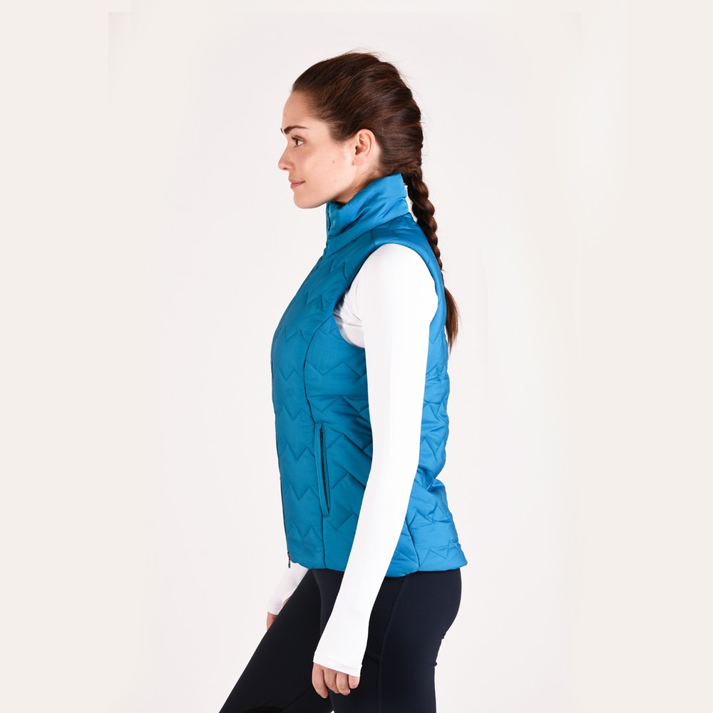 Calgary Vest in Blue Noble Equestrian
