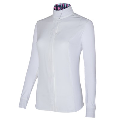 Noble Outfitters Madison Show Shirt White//Seaport Small