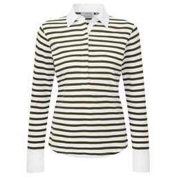 Salcombe Shirt Harbour Stripe Dk Olive