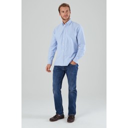 Soft Oxford Tailored Shirt Pale Blue