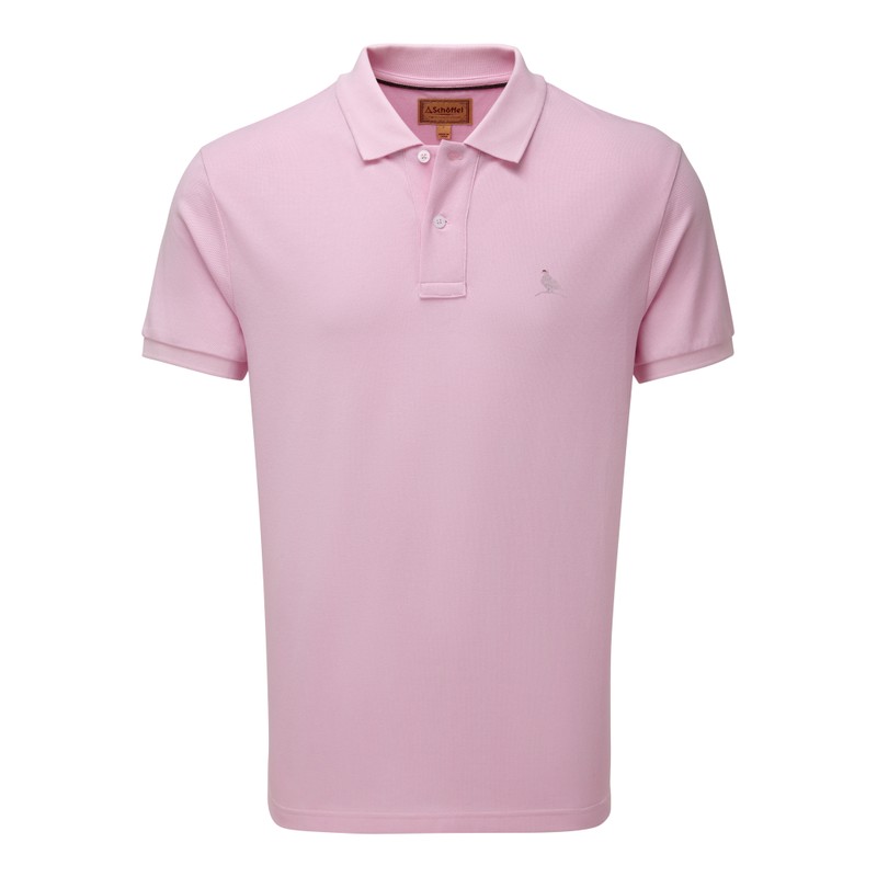 St Ives Polo Shirt in Pink | Schoffel