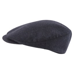 Tweed Classic Cap Navy Herringbone Tweed