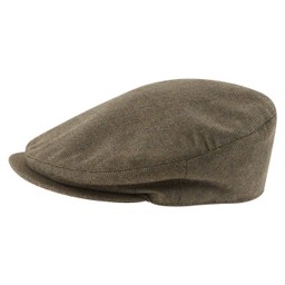 Tweed Classic Cap Loden Green Herringbone Tweed