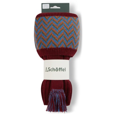 Herringbone Sock Claret/Sea blue/Burnt Orange/Olive