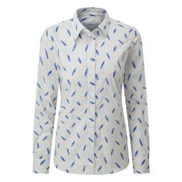 Norfolk Shirt Sprig Cobalt