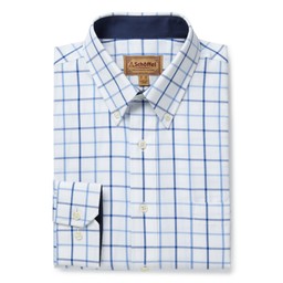 Brancaster Classic Shirt Blue Check