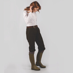 Ladies Moleskin Breeks Forest
