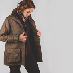 Ladies Ptarmigan Tweed Coat Sussex Tweed
