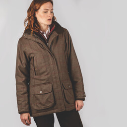 Ladies Ptarmigan Tweed Coat Sussex Tweed
