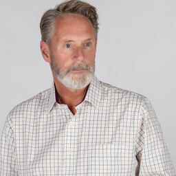 Burnham Tattersall Classic Shirt Red/Green Check