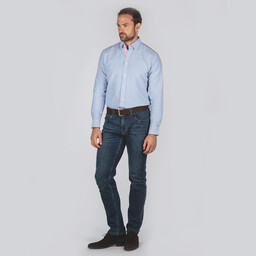 Soft Oxford Tailored Shirt Pale Blue