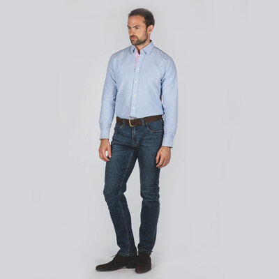 Soft Oxford Tailored Shirt Pale Blue