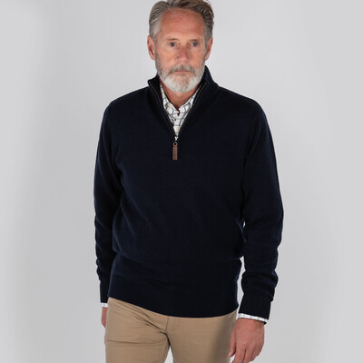 half zip jumpers men