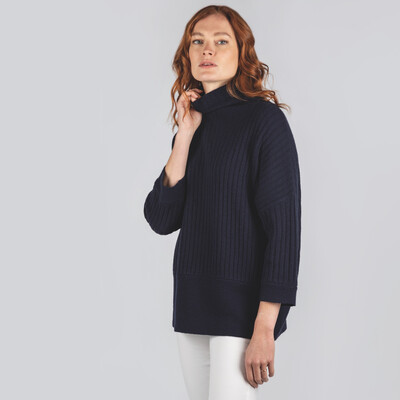 Merino Loose Fit Jumper Navy