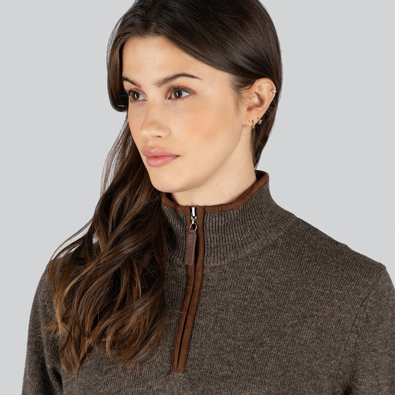 half zip jumper womens