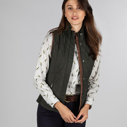 Islington Gilet Dark Olive