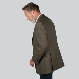 Belgrave Tweed Sports Jacket Loden Green Herringbone Tweed