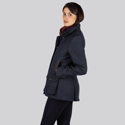 Lilymere Jacket Navy Herringbone Tweed