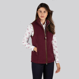 Lyndon Fleece Gilet Fig