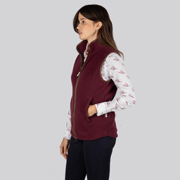 Lyndon Fleece Gilet Fig