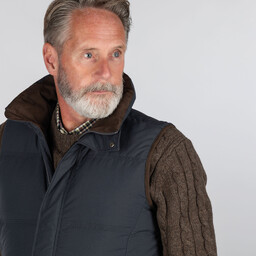 Twickenham Down Gilet Weathered Navy