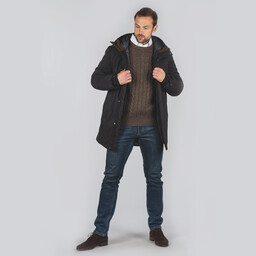 Aysgarth Down Parka Charcoal