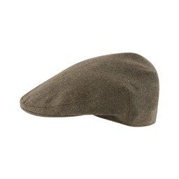 Tweed Classic Cap Loden Green Herringbone Tweed