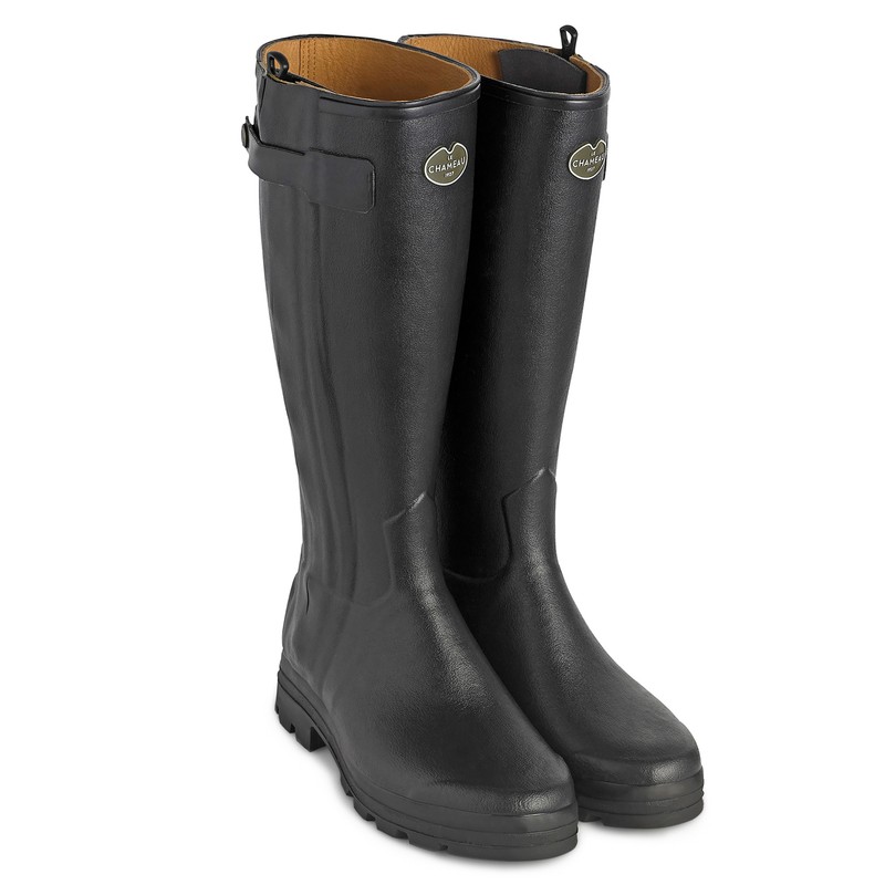 Le chameau chasseur leather lined with zip black clearance