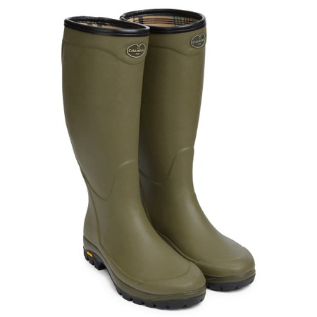 le chameau country vibram neoprene lined wellington boots